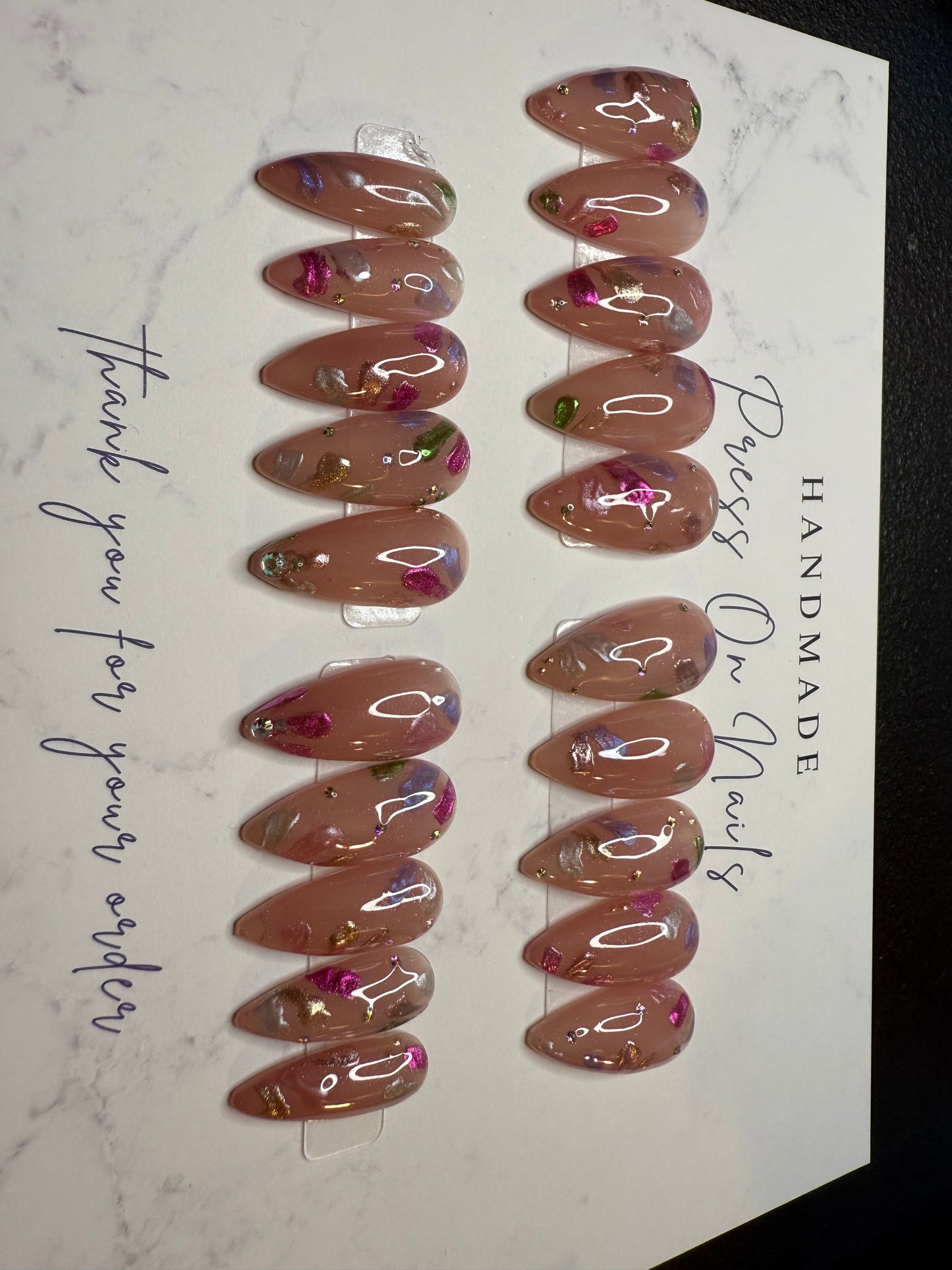 20 piece medium stiletto press on set