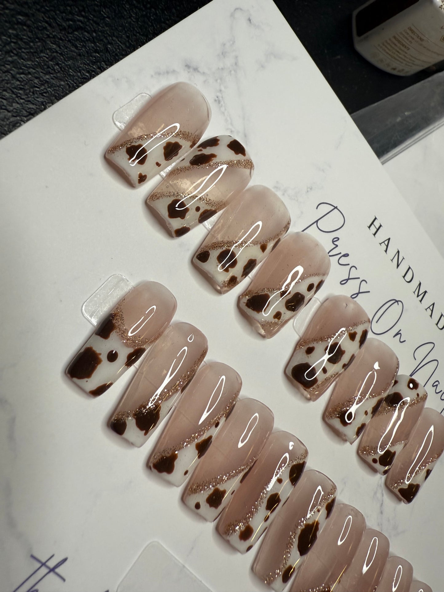 24-Piece Medium Coffin Press-On Nail Set