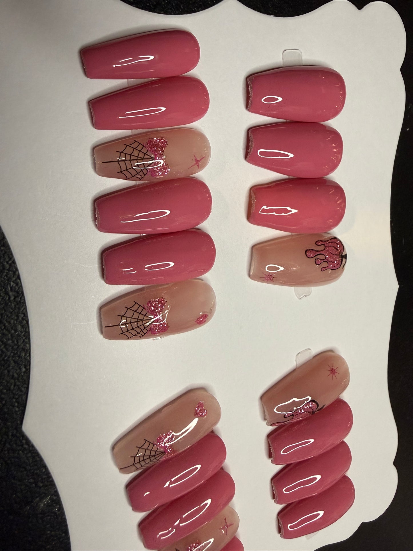 20 piece handmade Halloween press on nail sets