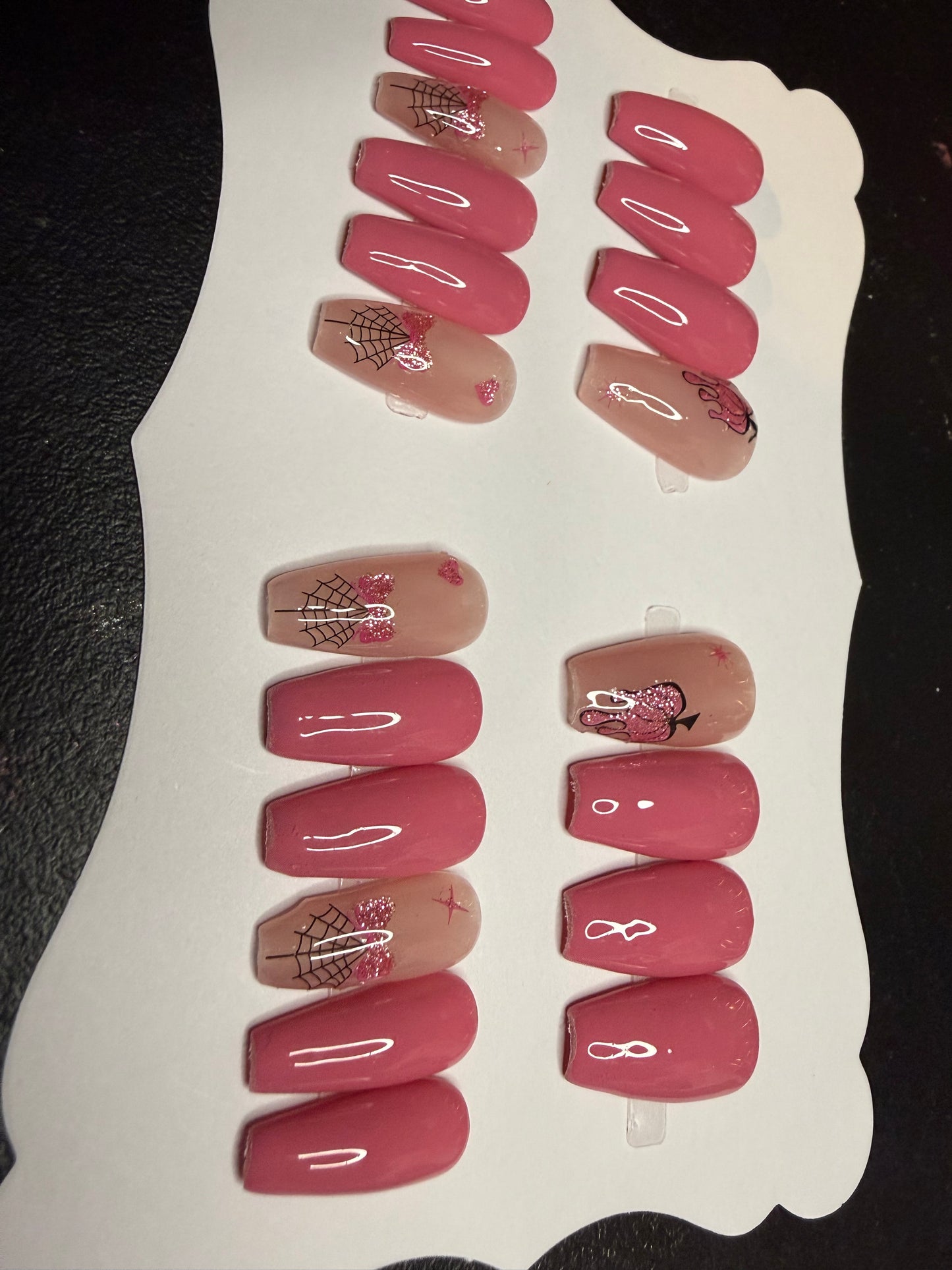 20 piece handmade Halloween press on nail sets