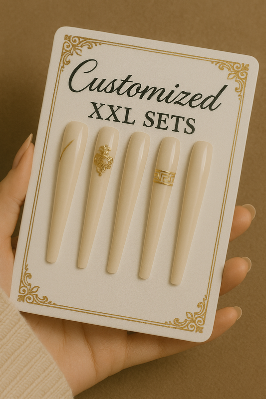 Custom XXL Press-On Nails – Inspired by You, Created by Hand