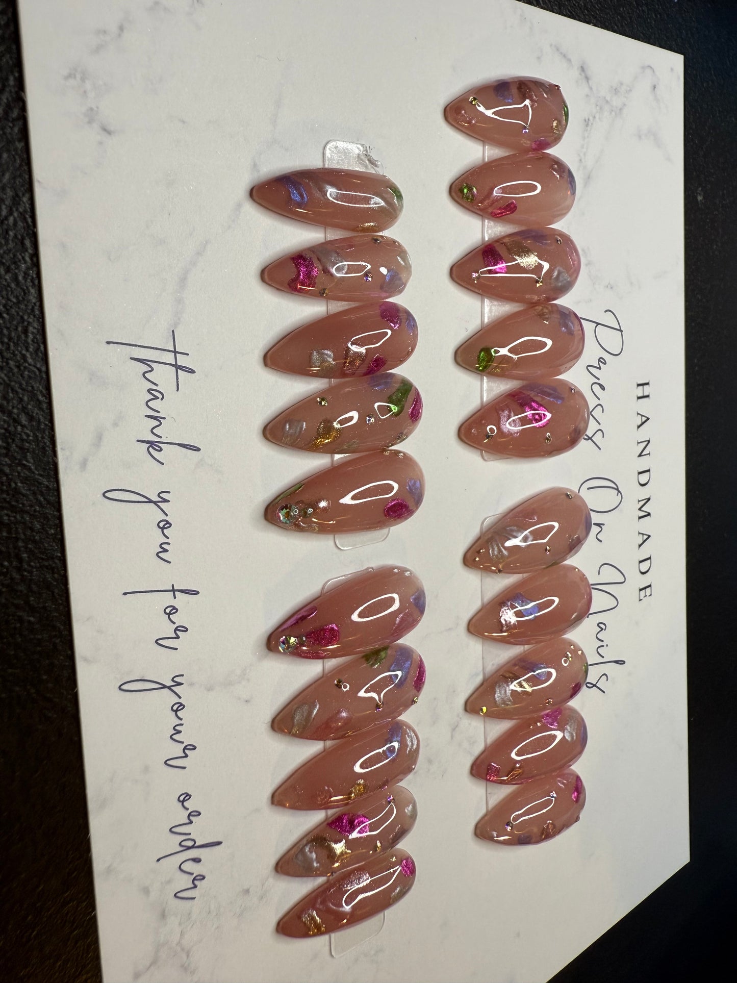 20 piece medium stiletto press on set