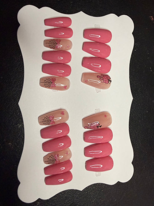 20 piece handmade Halloween press on nail sets