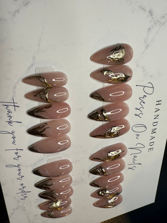 20 piece medium stiletto press on nail set